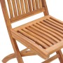 Conjunto de comedor de jardín 7 piezas madera maciza de teca