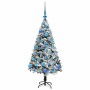 Árbol de Navidad artificial Verde 120 cm PVC y Acero y Plástico