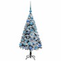 Árbol de Navidad artificial Verde 120 cm PVC y Acero y Plástico