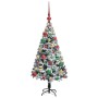 Árbol de Navidad artificial Verde 120 cm PVC y Acero y Plástico