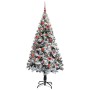 Árbol de Navidad artificial Verde 150 cm PVC y Acero y Plástico