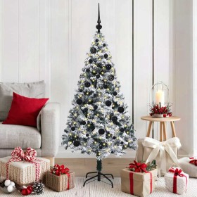 Árbol de Navidad artificial Verde 150 cm PVC y Acero y Plástico