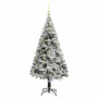 Árbol de Navidad artificial Verde 150 cm PVC y Acero y Plástico