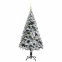 Árbol de Navidad artificial Verde 150 cm PVC y Acero y Plástico
