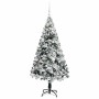 Árbol de Navidad artificial Verde 150 cm PVC y Acero y Plástico