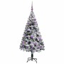 Árbol de Navidad artificial Verde 150 cm PVC y Acero y Plástico