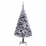 Árbol de Navidad artificial Verde 150 cm PVC y Acero y Plástico