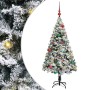 Árbol de Navidad artificial Verde 150 cm PVC y Acero y Plástico