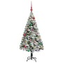 Árbol de Navidad artificial Verde 150 cm PVC y Acero y Plástico