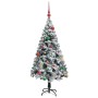 Árbol de Navidad artificial Verde 150 cm PVC y Acero y Plástico