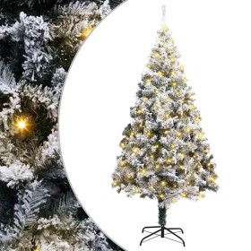 Árbol de Navidad artificial Verde 180 cm PVC y Acero y Plástico