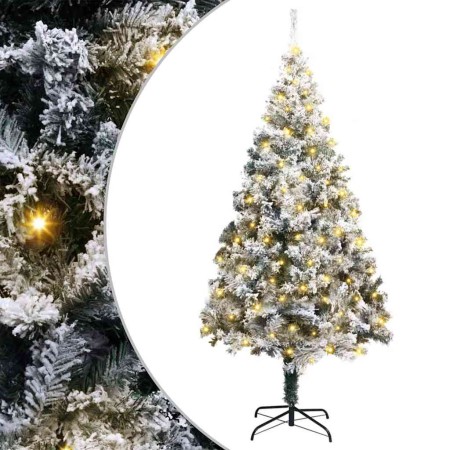 Árbol de Navidad artificial Verde 180 cm PVC y Acero y Plástico
