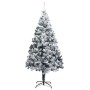 Árbol de Navidad artificial Verde 180 cm PVC y Acero y Plástico