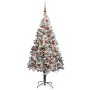 Árbol de Navidad artificial Verde 180 cm PVC y Acero y Plástico