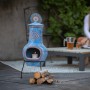 RedFire Chimenea Colima arcilla azul/rojo 86031 de RedFire, Chimeneas - Ref: Foro24-411832, Precio: 117,83 €, Descuento: %