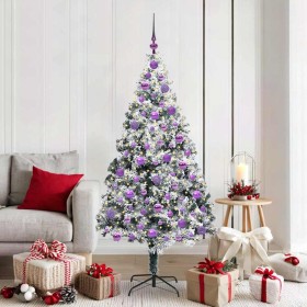 Árbol de Navidad artificial Verde 180 cm PVC y Acero y Plástico