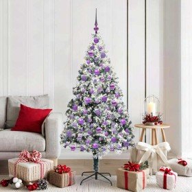 Árbol de Navidad artificial Verde 180 cm PVC y Acero y Plástico