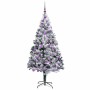 Árbol de Navidad artificial Verde 180 cm PVC y Acero y Plástico