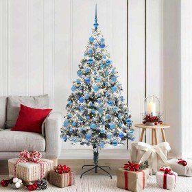 Árbol de Navidad artificial Verde 180 cm PVC y Acero y Plástico
