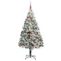 Árbol de Navidad artificial Verde 180 cm PVC y Acero y Plástico