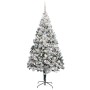 Árbol de Navidad artificial Verde 210 cm PVC y Acero y Plástico