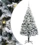 Árbol de Navidad artificial Verde 210 cm PVC y Acero y Plástico