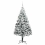 Árbol de Navidad artificial Verde 210 cm PVC y Acero y Plástico