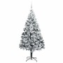 Árbol de Navidad artificial Verde 210 cm PVC y Acero y Plástico