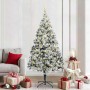 Árbol de Navidad artificial Verde 210 cm PVC y Acero y Plástico