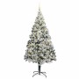 Árbol de Navidad artificial Verde 210 cm PVC y Acero y Plástico