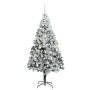 Árbol de Navidad artificial Verde 210 cm PVC y Acero y Plástico