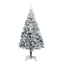 Árbol de Navidad artificial Verde 210 cm PVC y Acero y Plástico