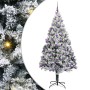 Árbol de Navidad artificial Verde 210 cm PVC y Acero y Plástico