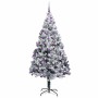 Árbol de Navidad artificial Verde 210 cm PVC y Acero y Plástico
