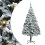 Árbol de Navidad artificial Verde 210 cm PVC y Acero y Plástico