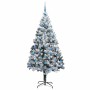 Árbol de Navidad artificial Verde 210 cm PVC y Acero y Plástico