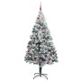 Árbol de Navidad artificial Verde 210 cm PVC y Acero y Plástico
