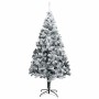Árbol de Navidad artificial Verde 210 cm PVC y Acero y Plástico