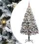 Árbol de Navidad artificial Verde 240 cm PVC y Acero y Plástico