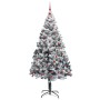 Árbol de Navidad artificial Verde 240 cm PVC y Acero y Plástico