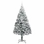 Árbol de Navidad artificial Verde 240 cm PVC y Acero y Plástico