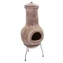 RedFire Salamanca Dark Red Clay Chiminea 36x36x85 cm by RedFire, Chimneys - Ref: Foro24-423893, Price: 166,94 €, Discount: %