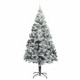 Árbol de Navidad artificial Verde 240 cm PVC y Acero y Plástico