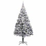 Árbol de Navidad artificial Verde 240 cm PVC y Acero y Plástico