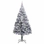 Árbol de Navidad artificial Verde 240 cm PVC y Acero y Plástico