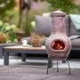 RedFire Chimenea Salamanca rojo oscuro 36x36x85 cm arcilla de RedFire, Chimeneas - Ref: Foro24-423893, Precio: 166,94 €, Desc...