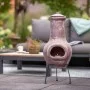 RedFire Chimenea Salamanca rojo oscuro 36x36x85 cm arcilla de RedFire, Chimeneas - Ref: Foro24-423893, Precio: 166,94 €, Desc...