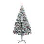 Árbol de Navidad artificial Verde 240 cm PVC y Acero y Plástico