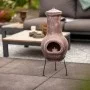 RedFire Chimenea Salamanca rojo oscuro 36x36x85 cm arcilla de RedFire, Chimeneas - Ref: Foro24-423893, Precio: 166,94 €, Desc...