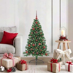 Árbol de Navidad Artificial Preiluminado Verde 120 cm PVC